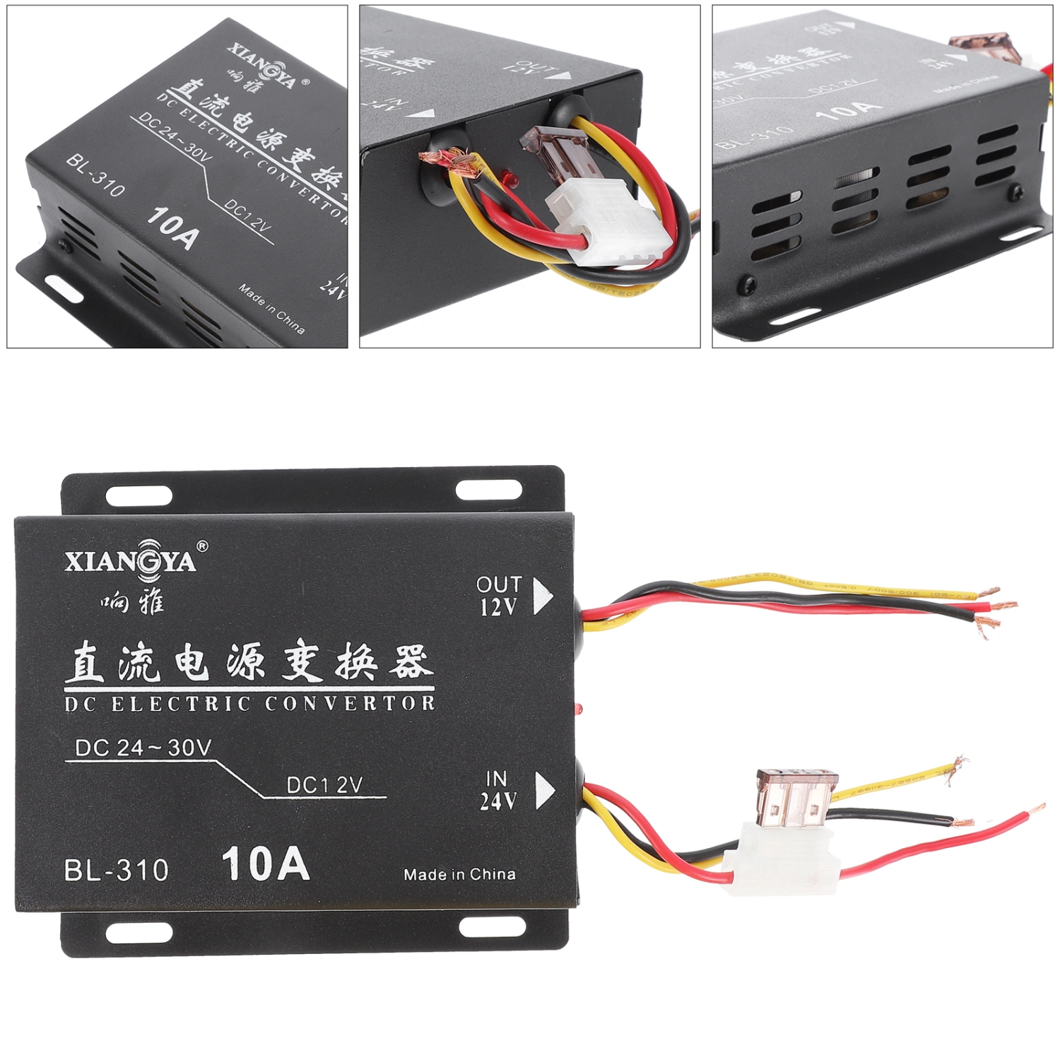 10A 120W 24V to 12V Car Down Power Converter Car Power Supply