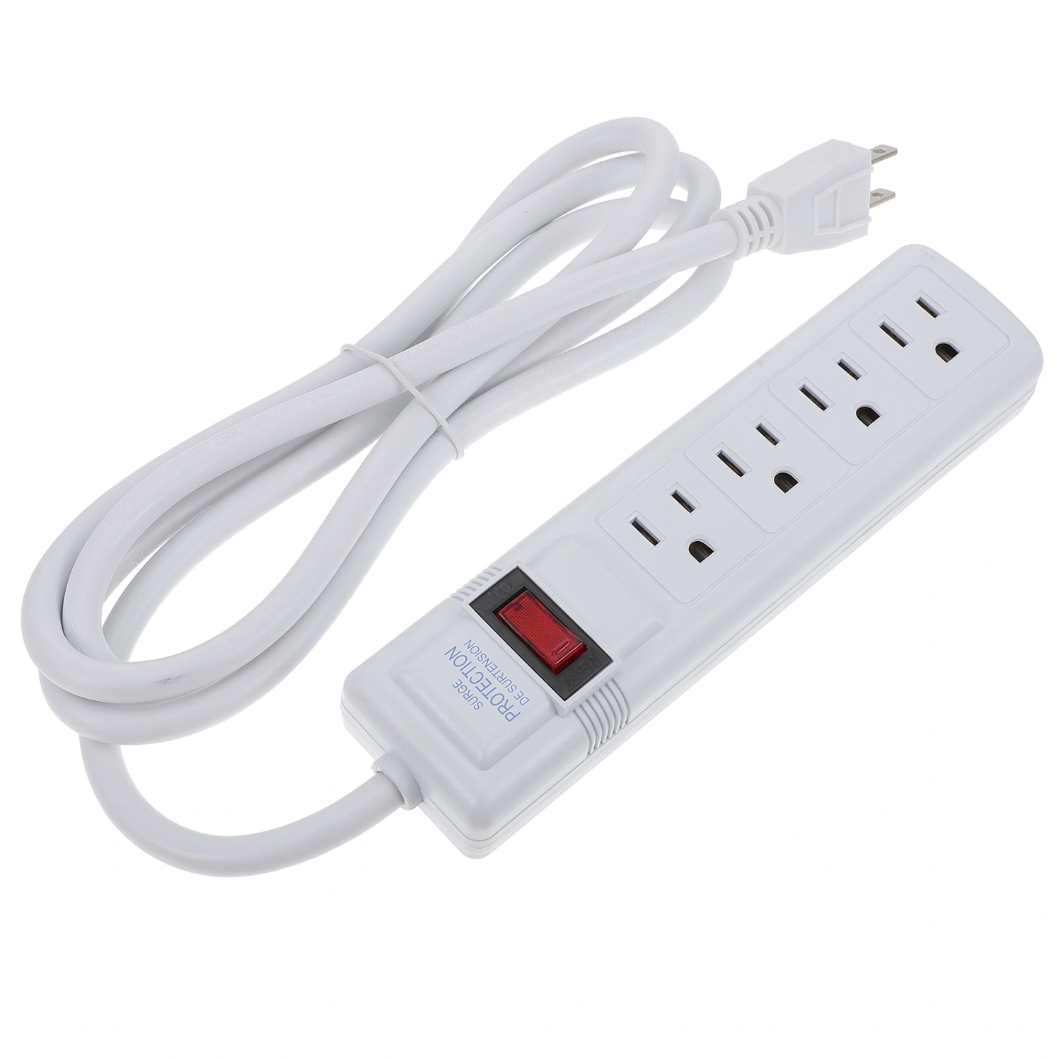 Power Strip 4-slot Multi-function Home Power Outlet Extension Socket US Plug