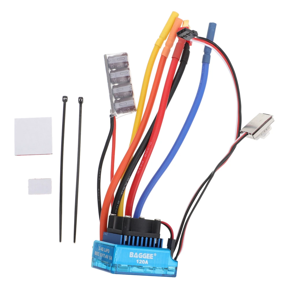 1pc 120A ESC Brushless Electric Speeds Controller Waterproof Brushless ESC