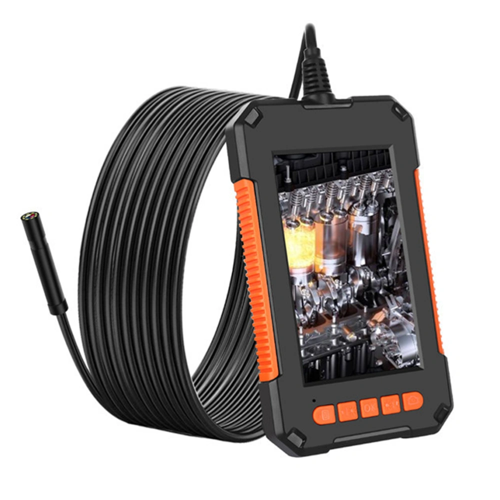 1Pc 1080P Flexible Waterproof High-definition Camera Borescope for Vehicle Inspection (10m Wire)