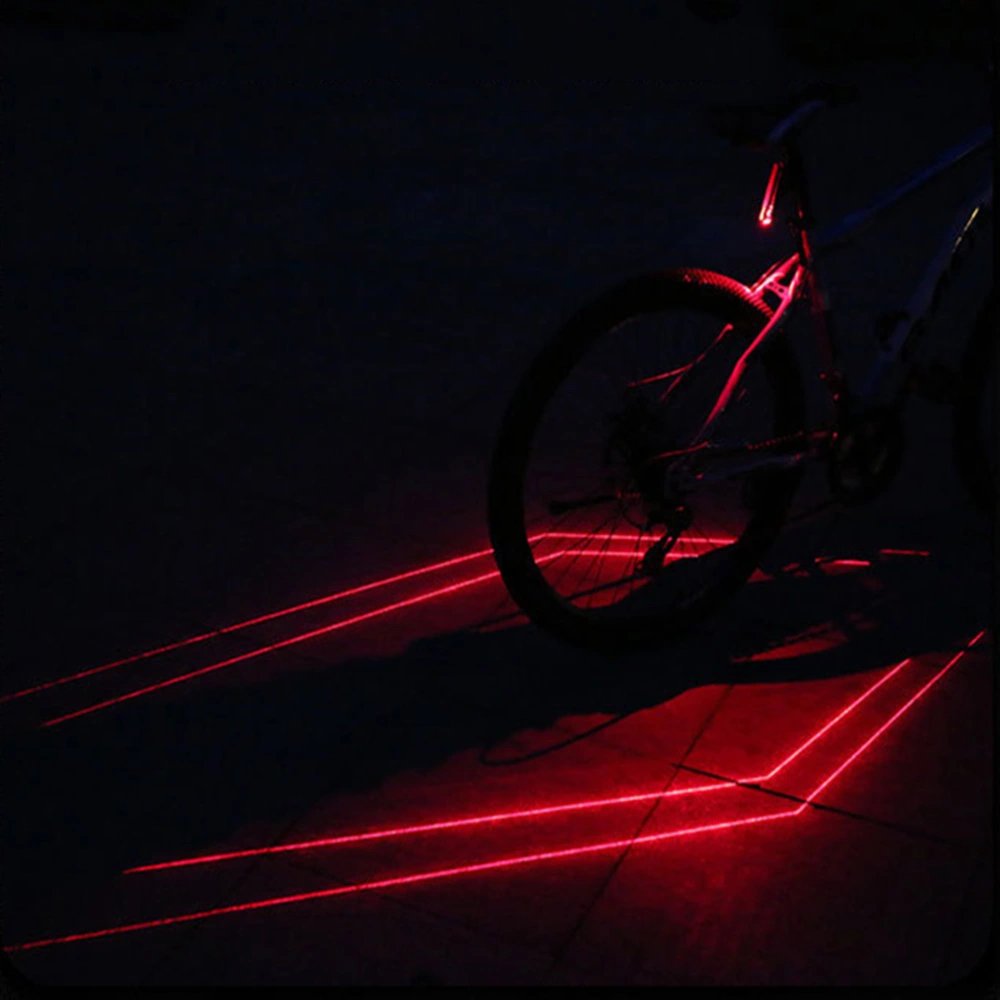 Taillight USB Rechargeable Bike Tail Rear Night Cycling Safety Warning Light (Red Light)