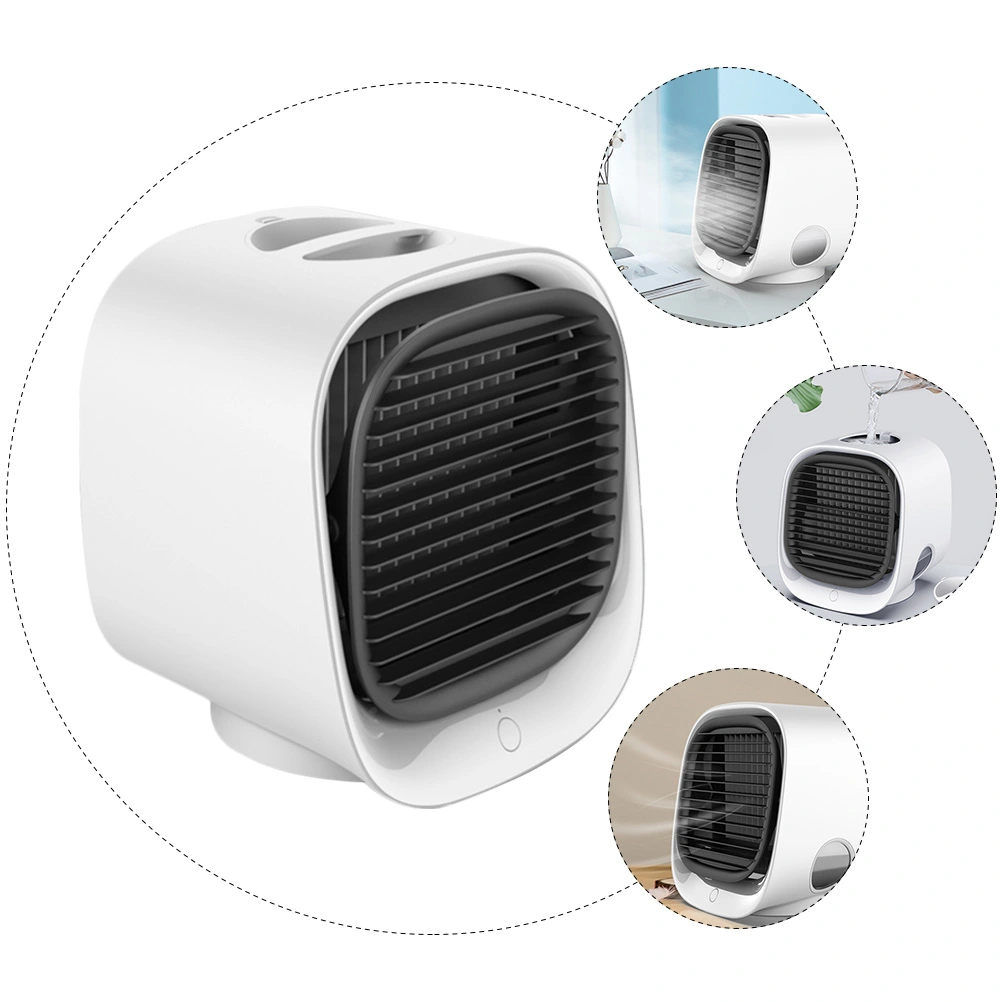 1pc Exquisite Mini Cooling Fan USB Convenient Desk Cooling Fan Multifunction Fan