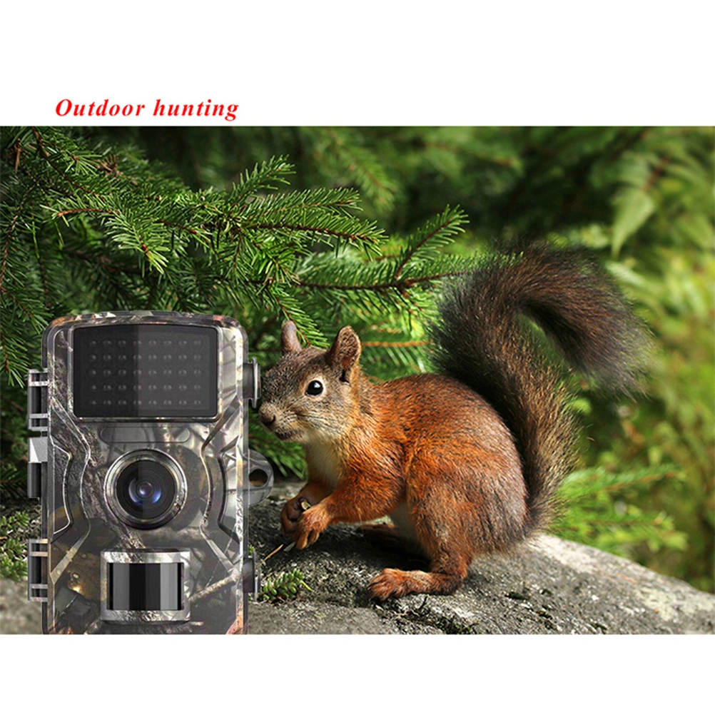 2 Inch Screen Hunting Camera 12MP Trail Camera Photo Traps 0.8s Trigger Time 1080P Infrared Night Vision Camera Trap Wild Cameras without Battery (Green)
