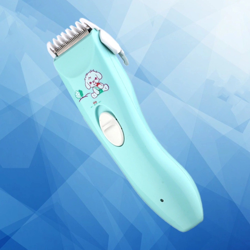 Electric Hair Clipper USB Charging Hair Cutter Baby Hair Trimmer Hair Shears Blue