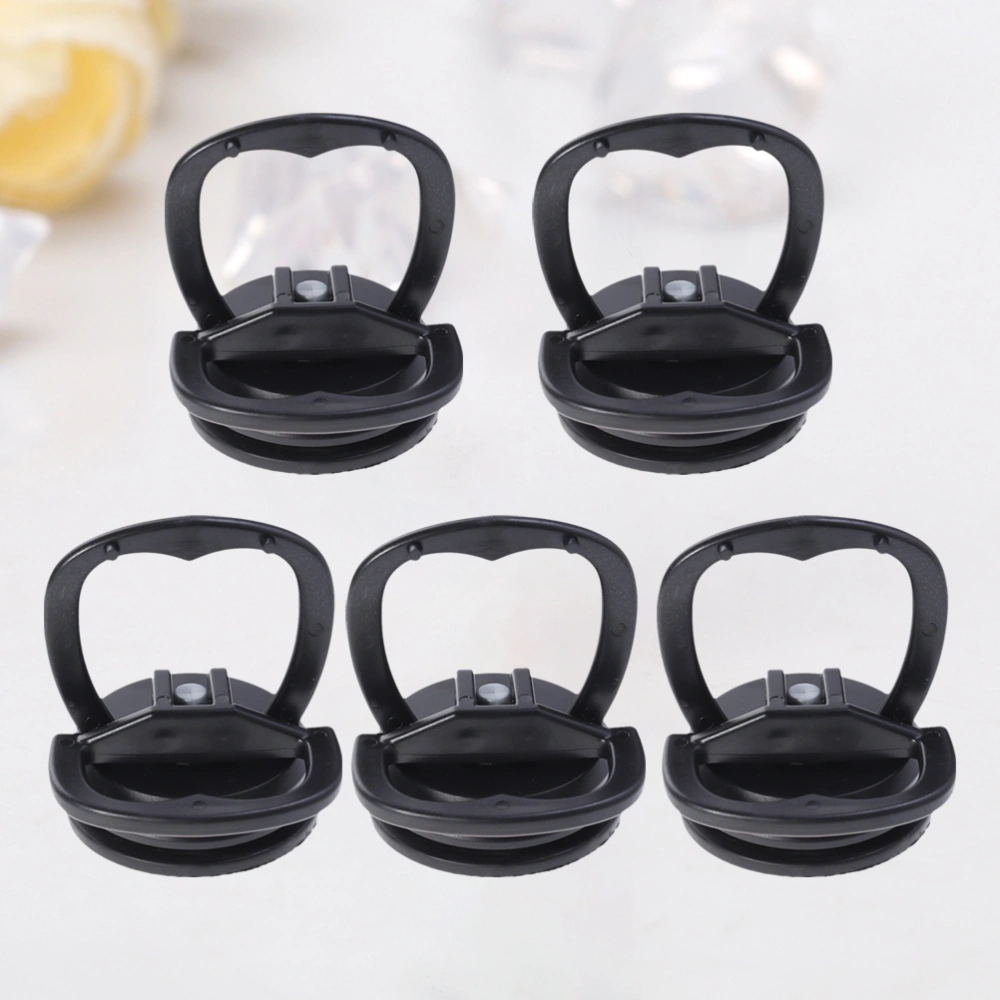 5Pcs Heavy Duty Screen Suction Cup Mobile Phone Disassemble Tool Car Glass Strong Suction Cup Repair Tool Screen Removal Tool (Black)