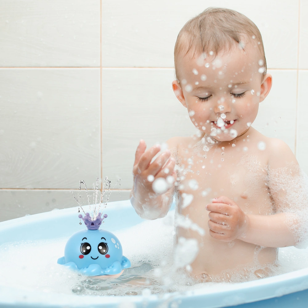 1 Set Baby Bath Toys Light Up Bath Toys Electric Water Sprayer Toys For Baby Toddler