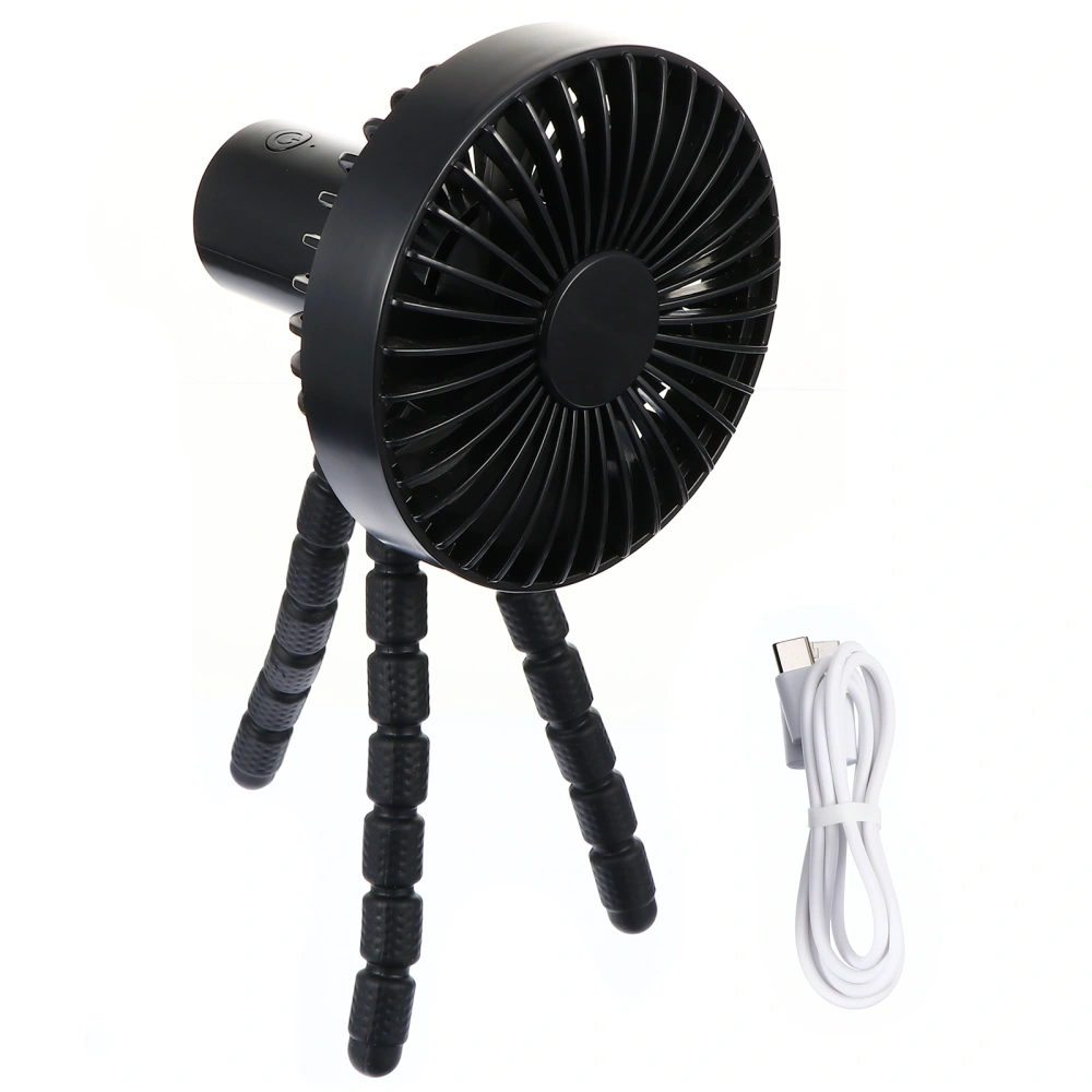 Flexible Tripod Fan Silent Rechargeable Outdoor Cooling Fan Portable Air Cooler