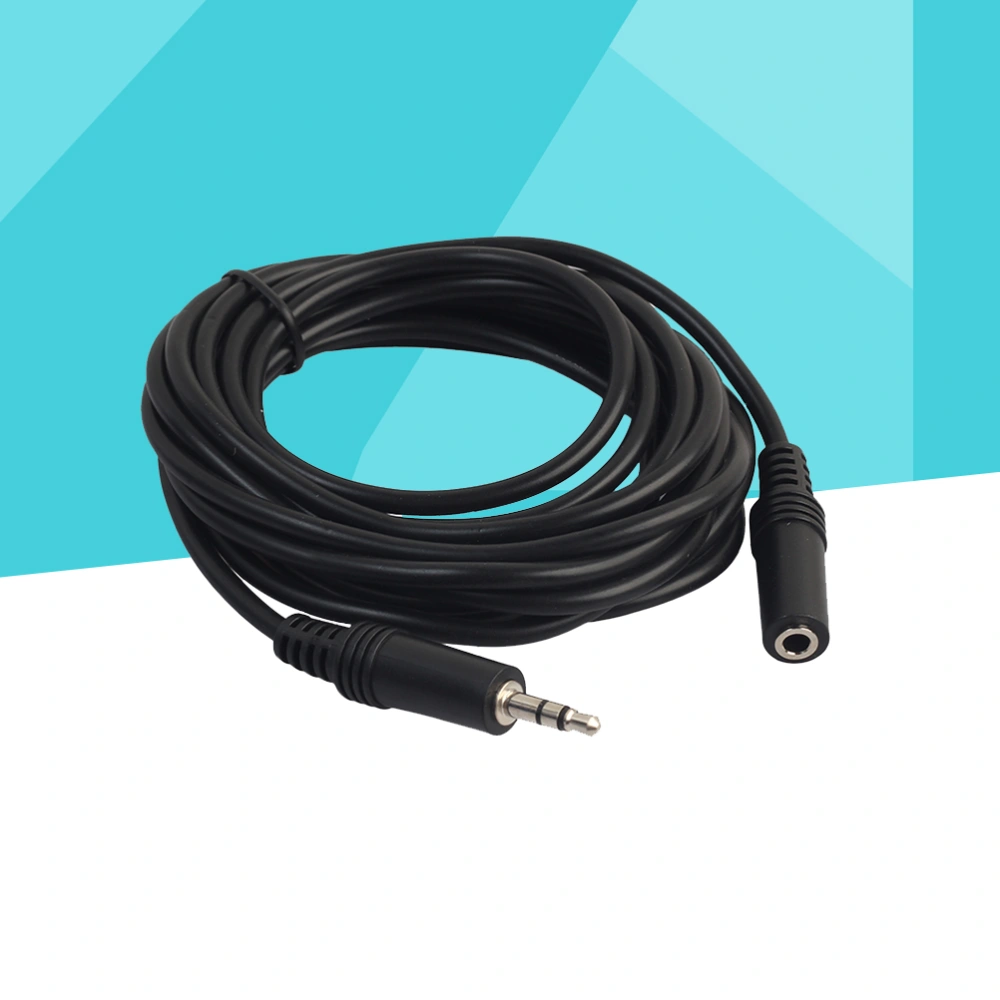 3 Meters 3.5mm Male To Female Stereo Audio Extension Cable with Nickle Plated Connectors