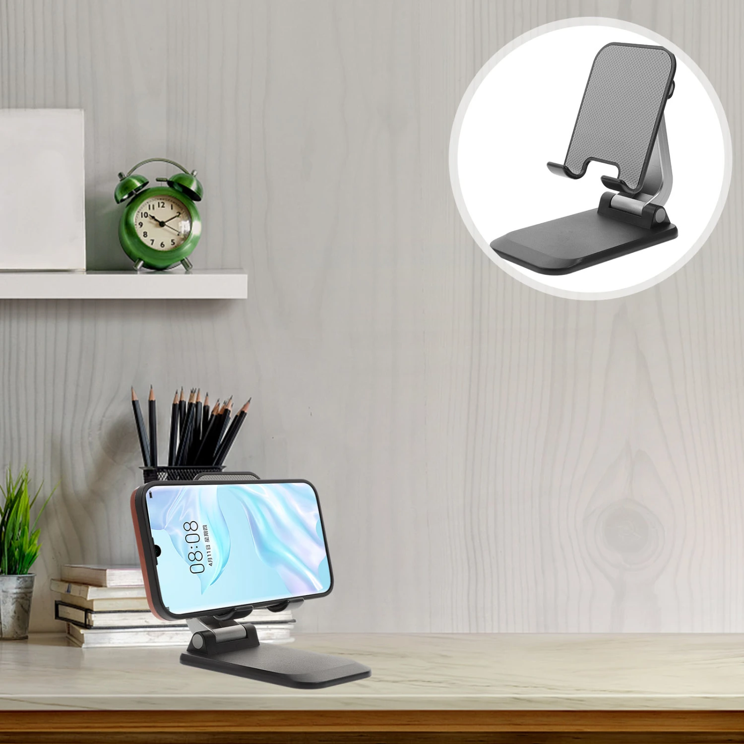 Compatible Desktop Cellphone Tablet Holder Rack Household Adjustable Phone Shelf Folding Rack