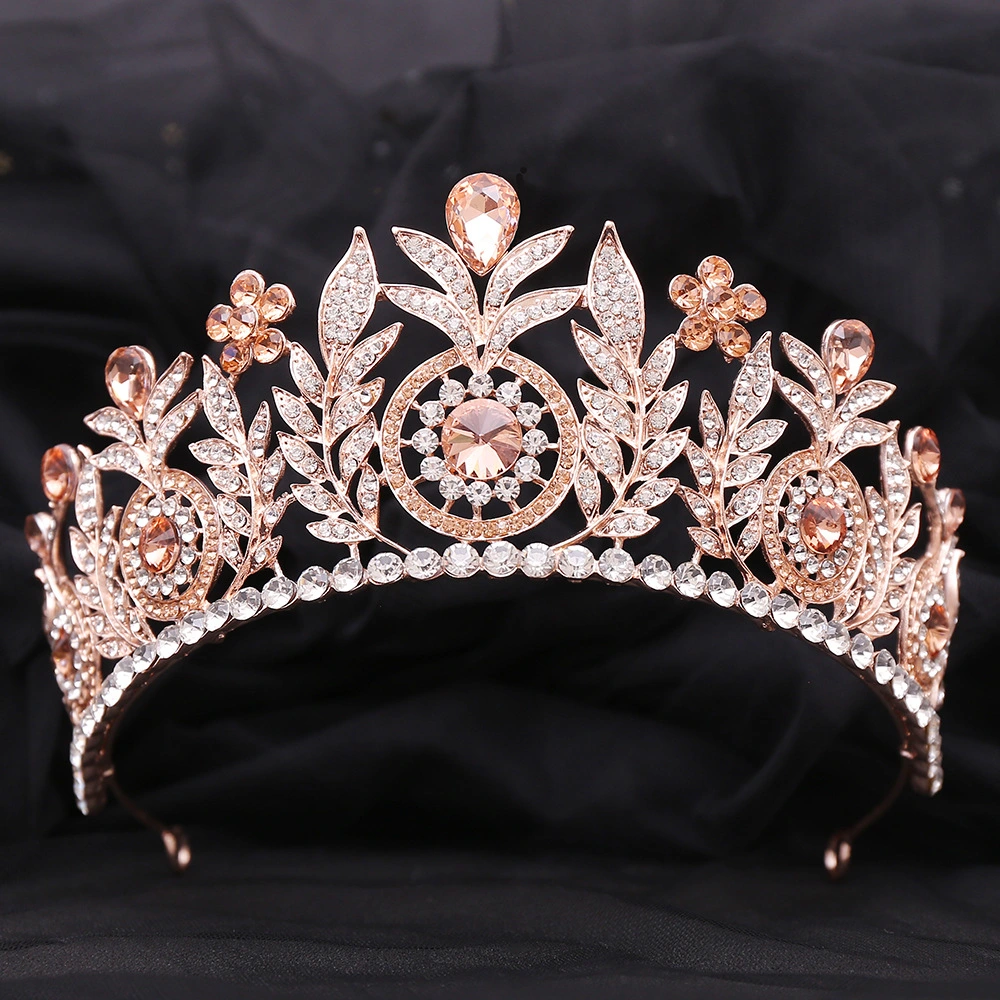 Women Crown BirthdayParty Wedding Crown Rhinestone Crystal Headpiece Bridal Hair Accessory