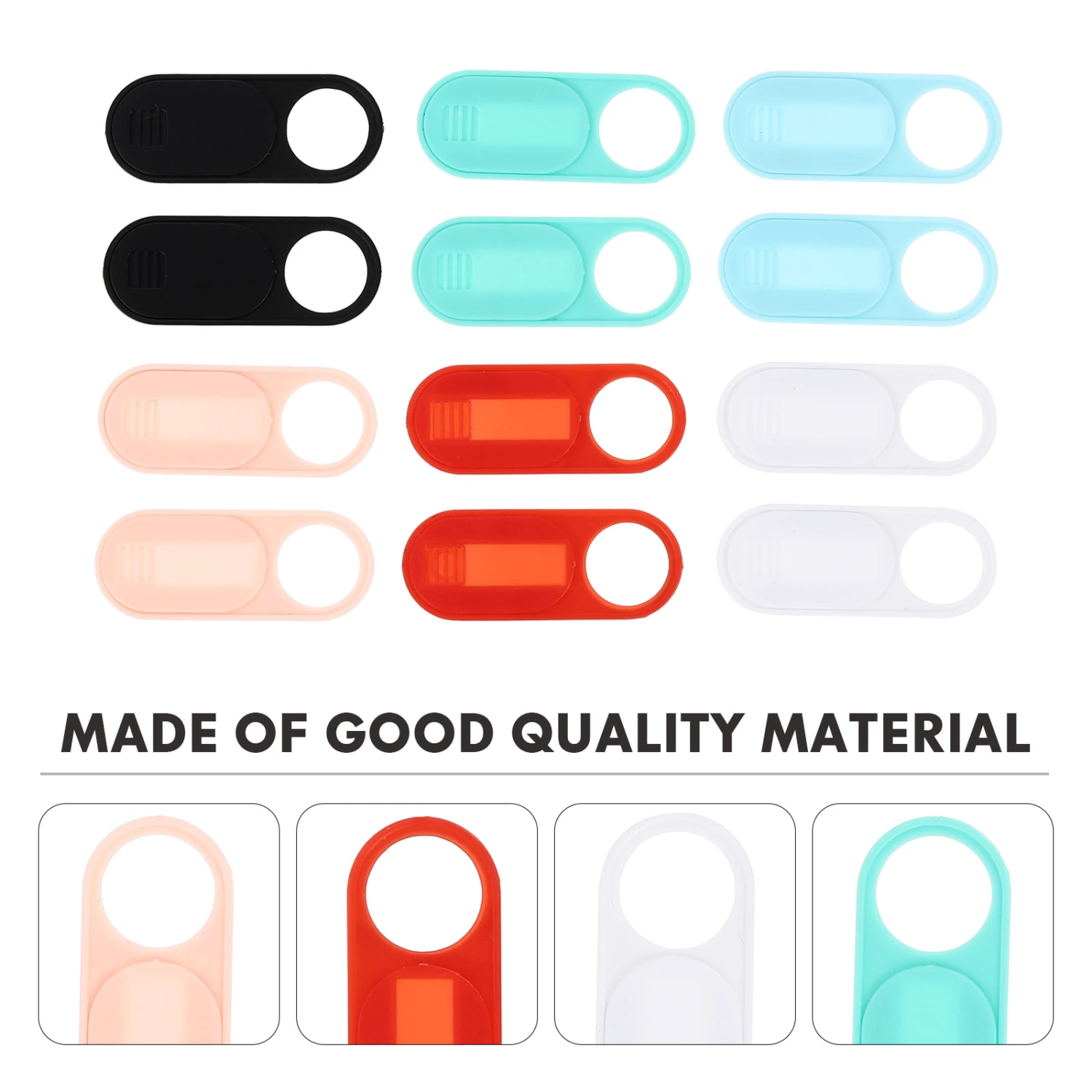 12PCS Computer Lens Protector Phone Lens Protective Caps Camera Covers Hoods