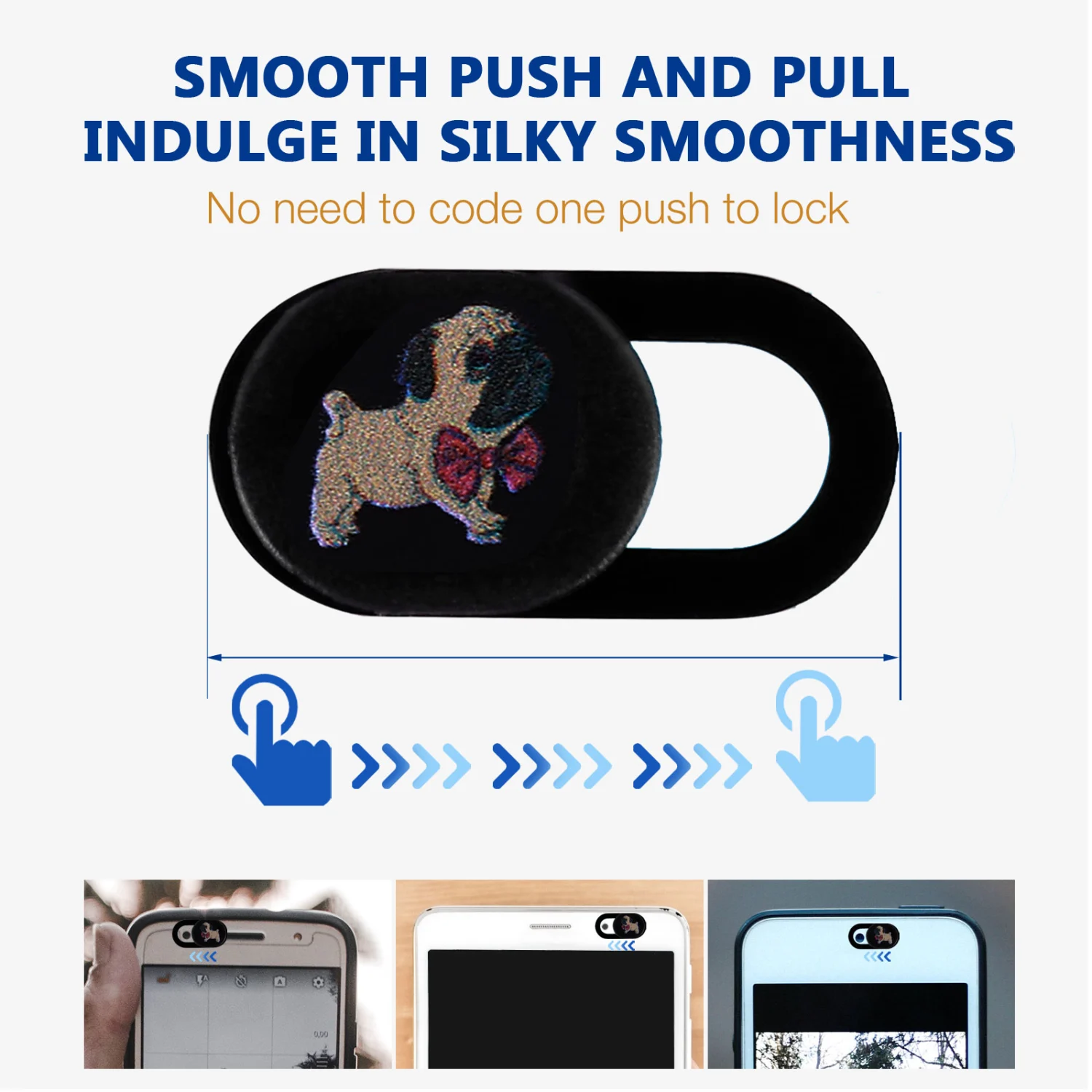 6PCS Computer Phone Dog Webcam Cover Multi-functional Practical Webcam Cover