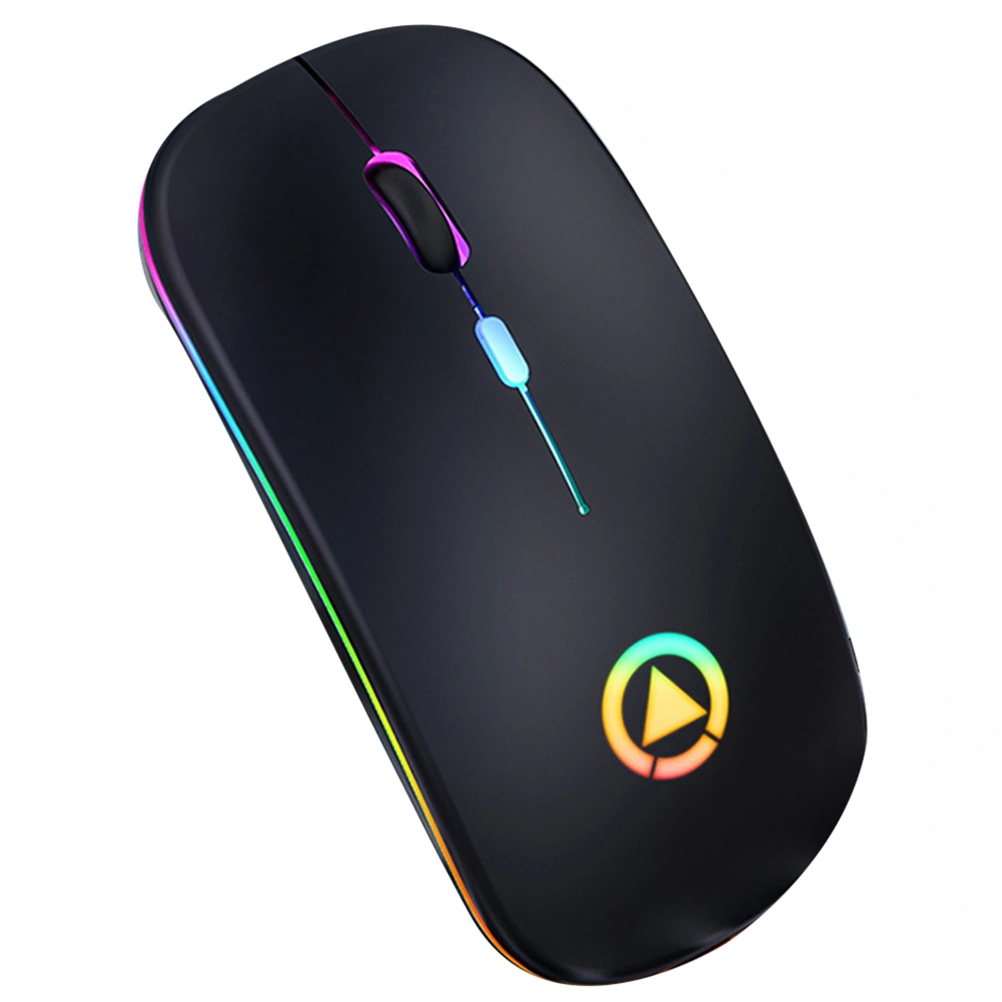 1Pc Wireless RGB Mouse Charging Mute Mouse Luminescent Mouse Mouse for Office