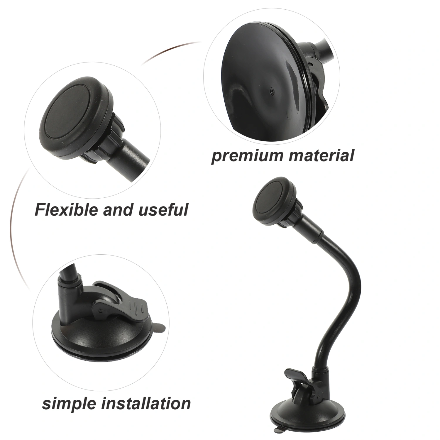 Magnetic Phone Holder Swivel Phone Mount Holder Cellphone Holder Mount for Car