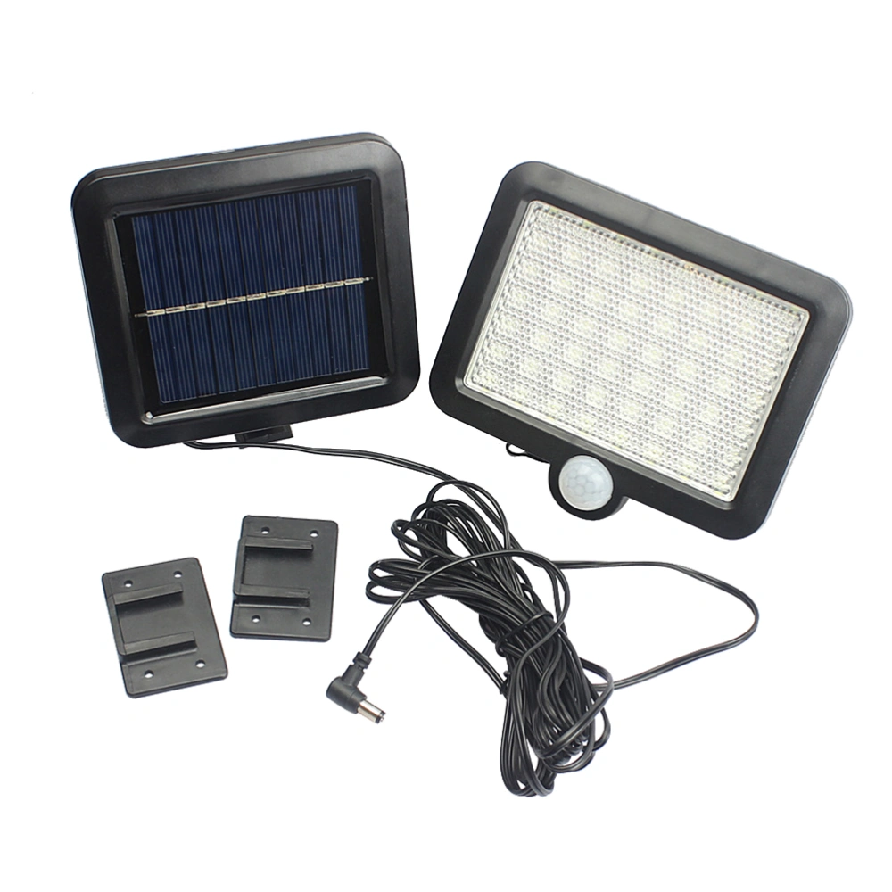 56 Lampes LED Solar Wall Lights PIR Motion Sensor Lamp Outdoor Garden Lights for Patio Yard Pathway Driveway