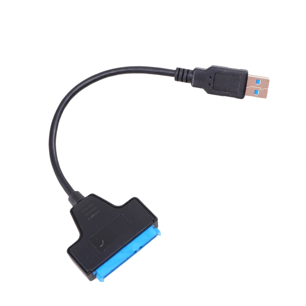 2.5 Inch Hard Drive Data Cable SATA To USB 3.0 Adapter Wire Serial Port Easy Drive Line (Black)