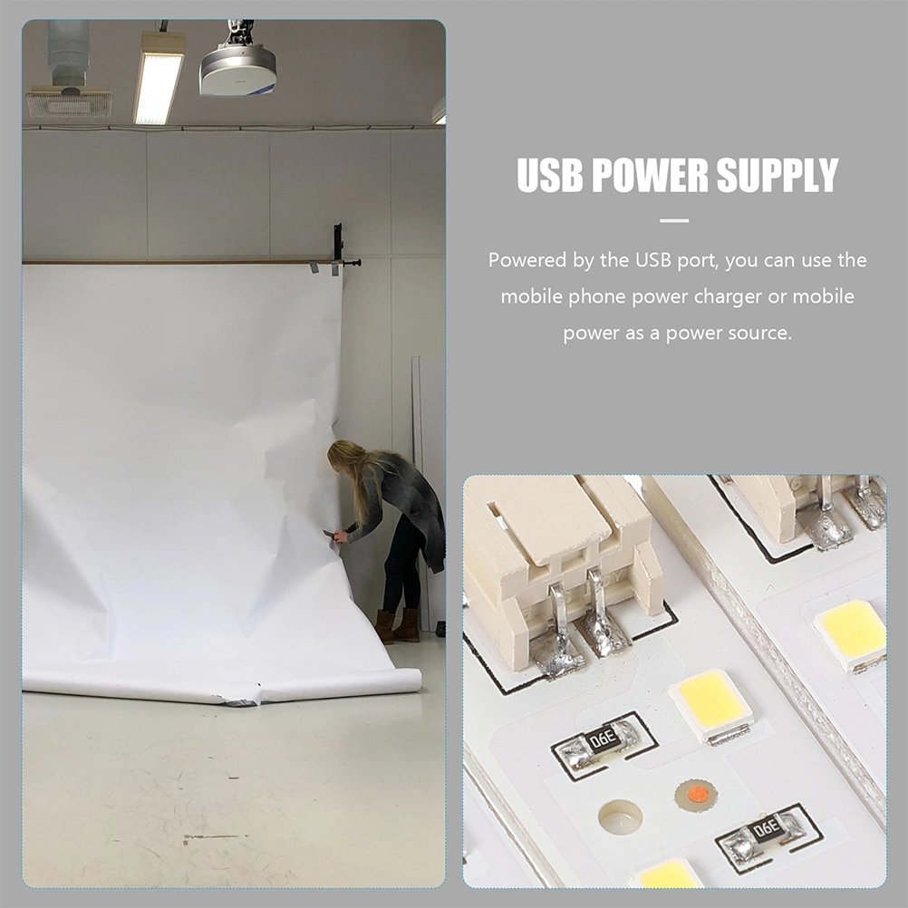 2pcs Foldable LED Light Fairy Lights Photography Light Box LED Light (30cm)
