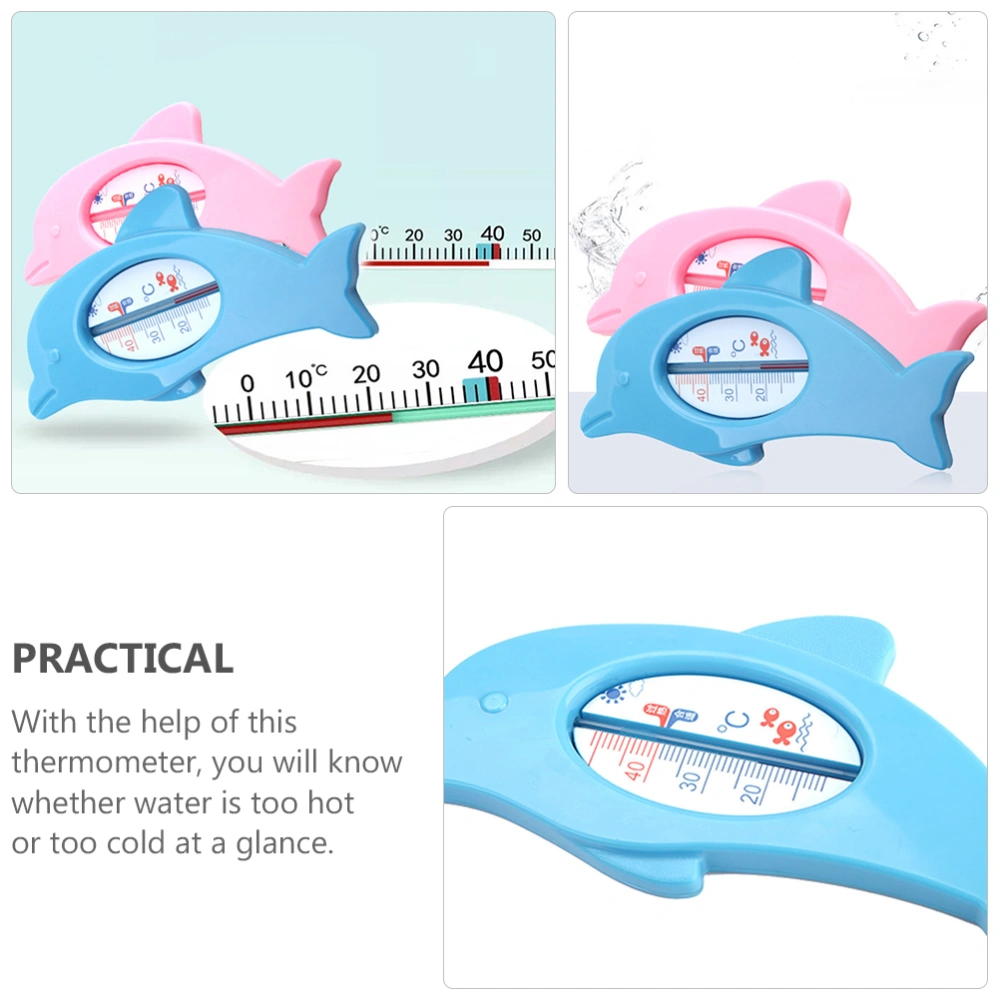 2pcs Cartoon Bath Thermometer Bathtub Toys Temperature Measuring Tools