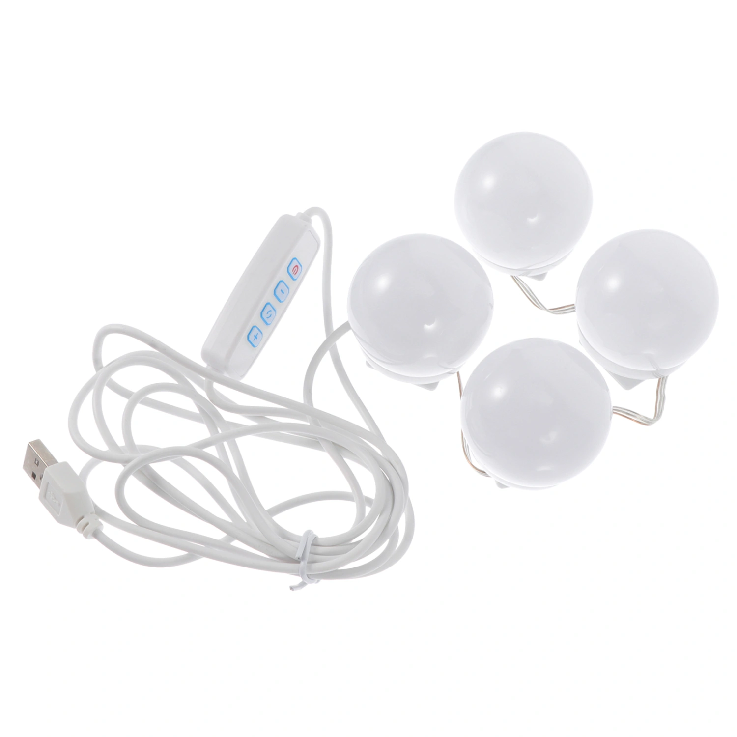 1 Set Decorative Mirror Front Light Wall Vanity Lamp Adjustable LED Light Bulb