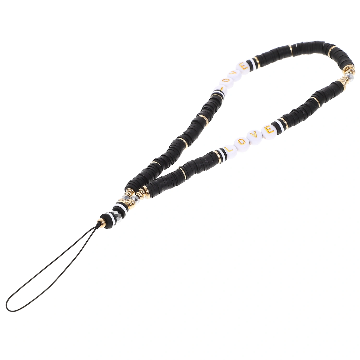 Beaded Mobile Phone Charm Phone Beads Strap Phone Anti-lost Wrist Strap Beaded Phone Chain
