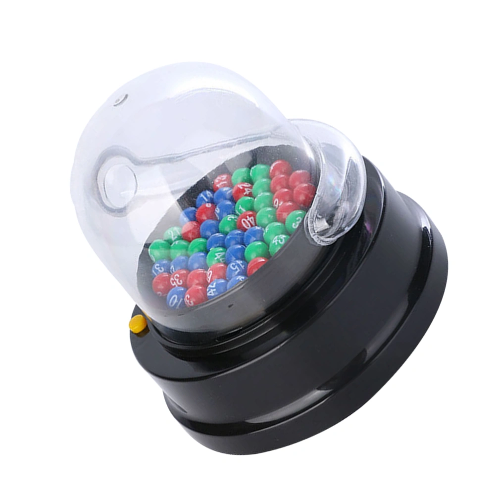 1 Set of Plastic Electrical Shake Lottery Ball Machine Mini Lottery Machine