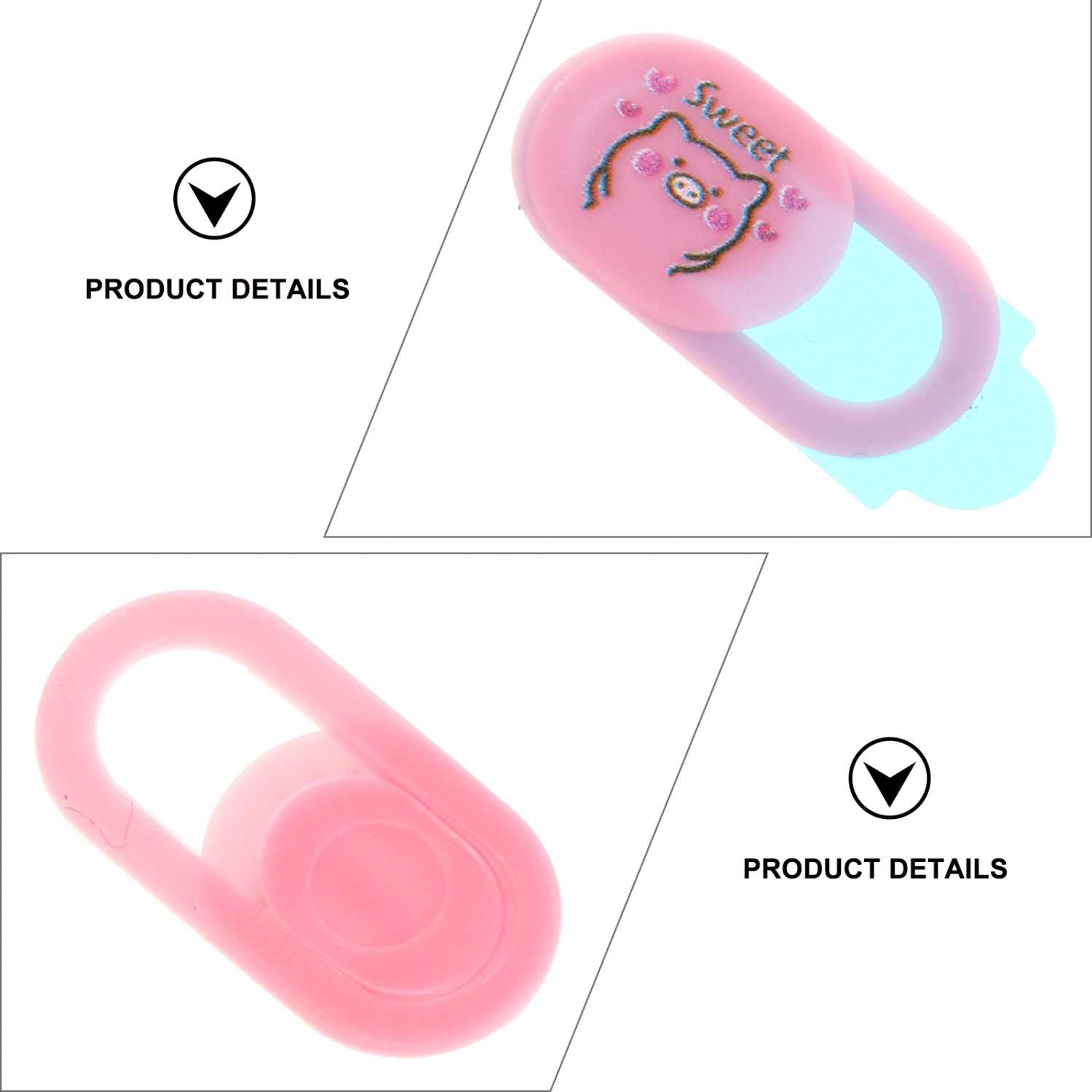 3PCS Pig Computer Phone Webcam Cover Professional Durable Webcam Cover