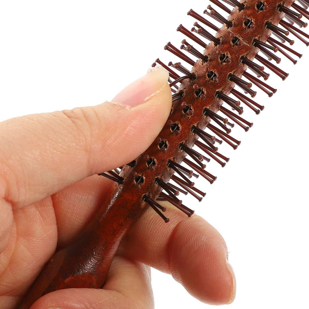 Small Wooden Hair Brush Styling Roll Hairbrush Hair Blow Drying Brush Hair Brush for Women Men