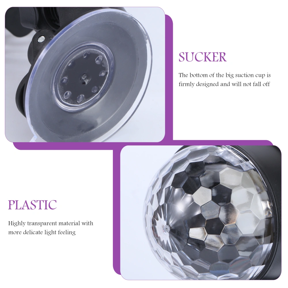 Colorful Rotating Lamp LED Voice Control Ball Rotating Lamp Colorful Stage Light