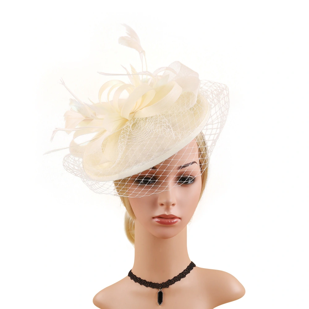 Mesh Fascinator Hat Tea Party Hat Women Fascinator headband Wedding Fascinator Headpiece