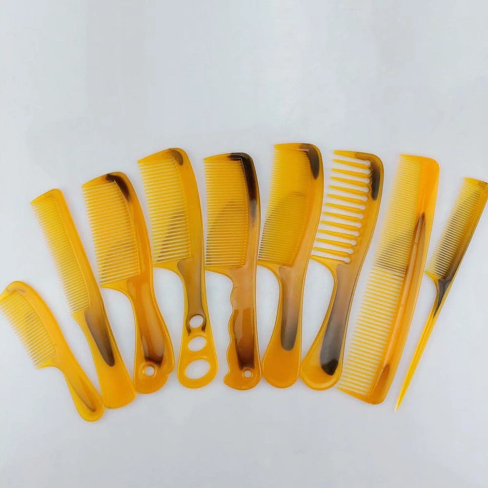 1 Set 5Pcs Plastic Combs Hair Straighter Combs Elegant Household Combs