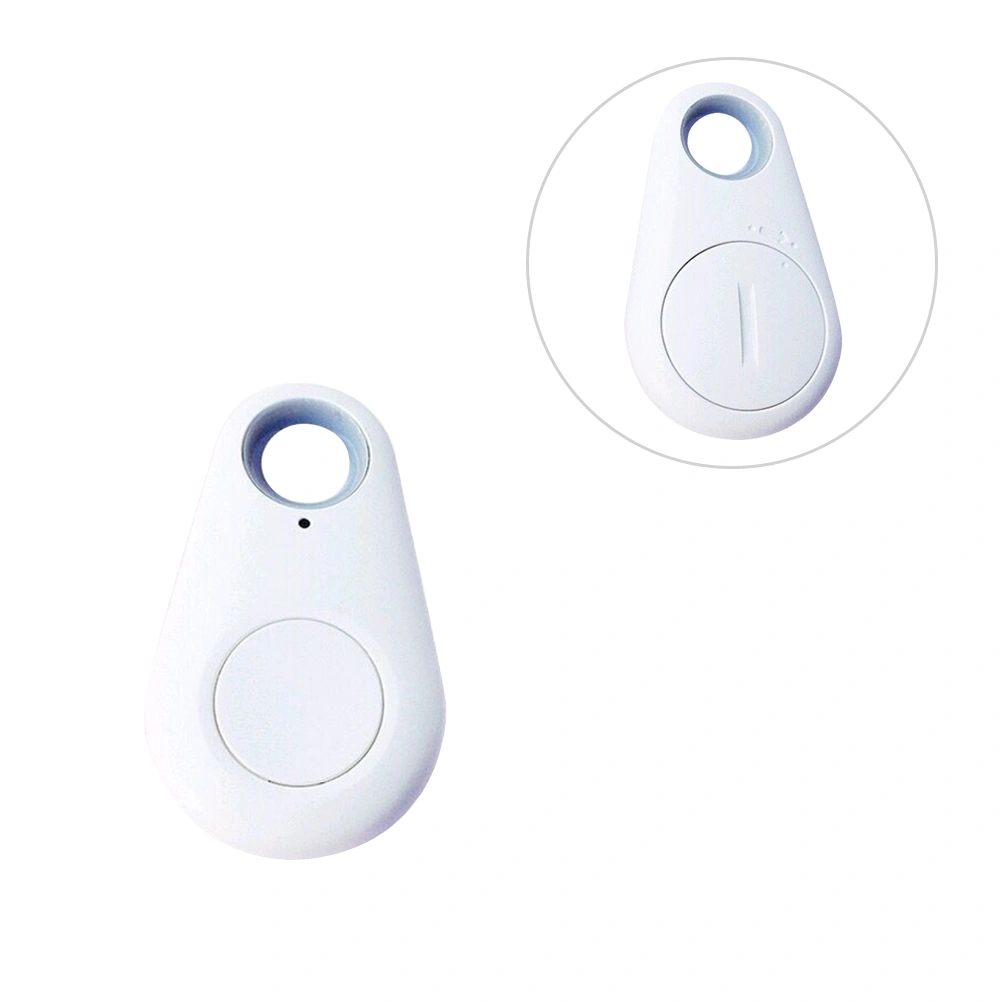 Smart Finder Locator Pet Alarm Wireless 4.0 Anti-lost Sensor Remote Selfie Shutter Seeker Itag for Kids Bag Wallet Keys Car SmartPhone (White)