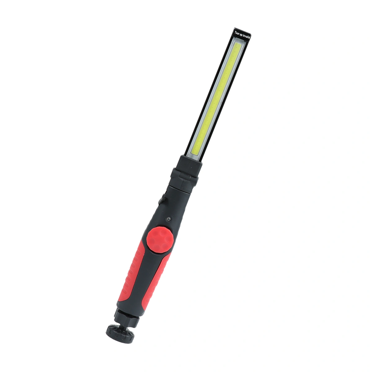 Multifunctional USB Rechargeable Flashlight COB Rotatable Car Maintenance Work Light LED Inspection Lamp (Red)