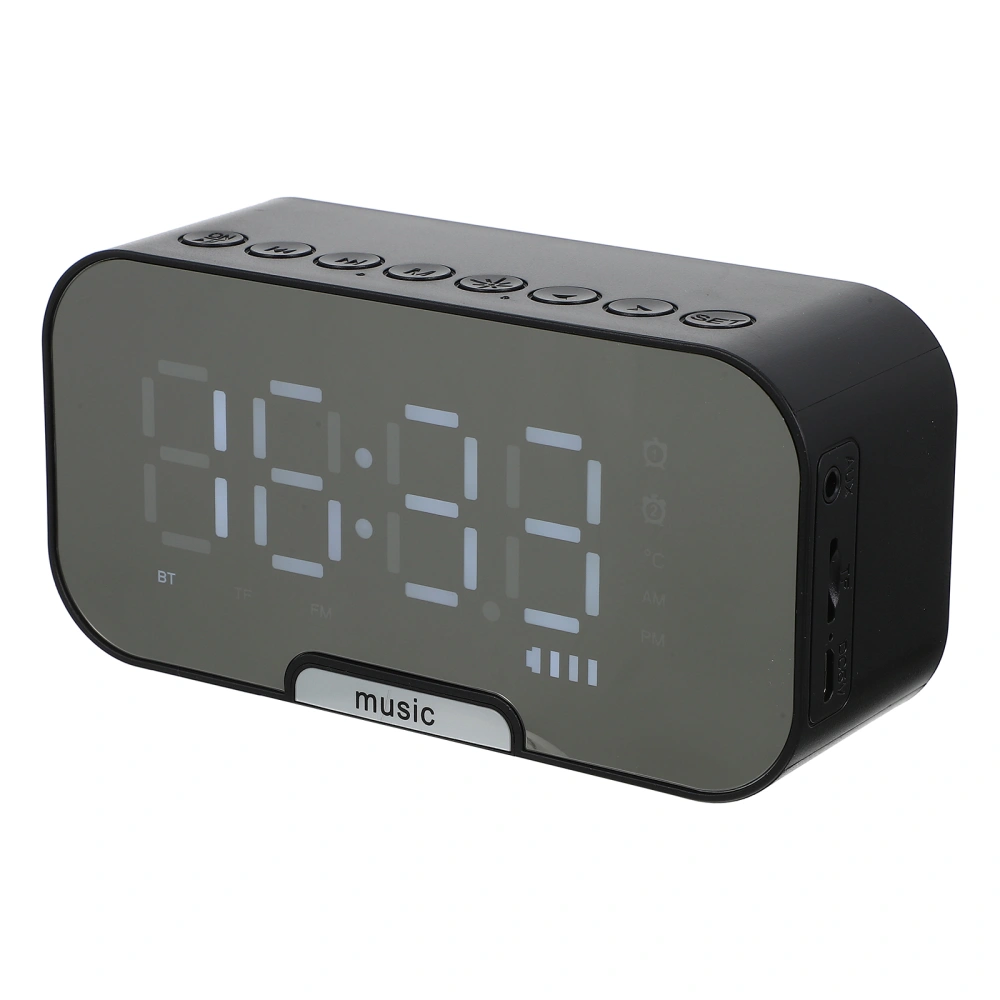 1 Set Digital Alarm Clock Large Screen Clock Wireless Speaker Clock Alarm Clock