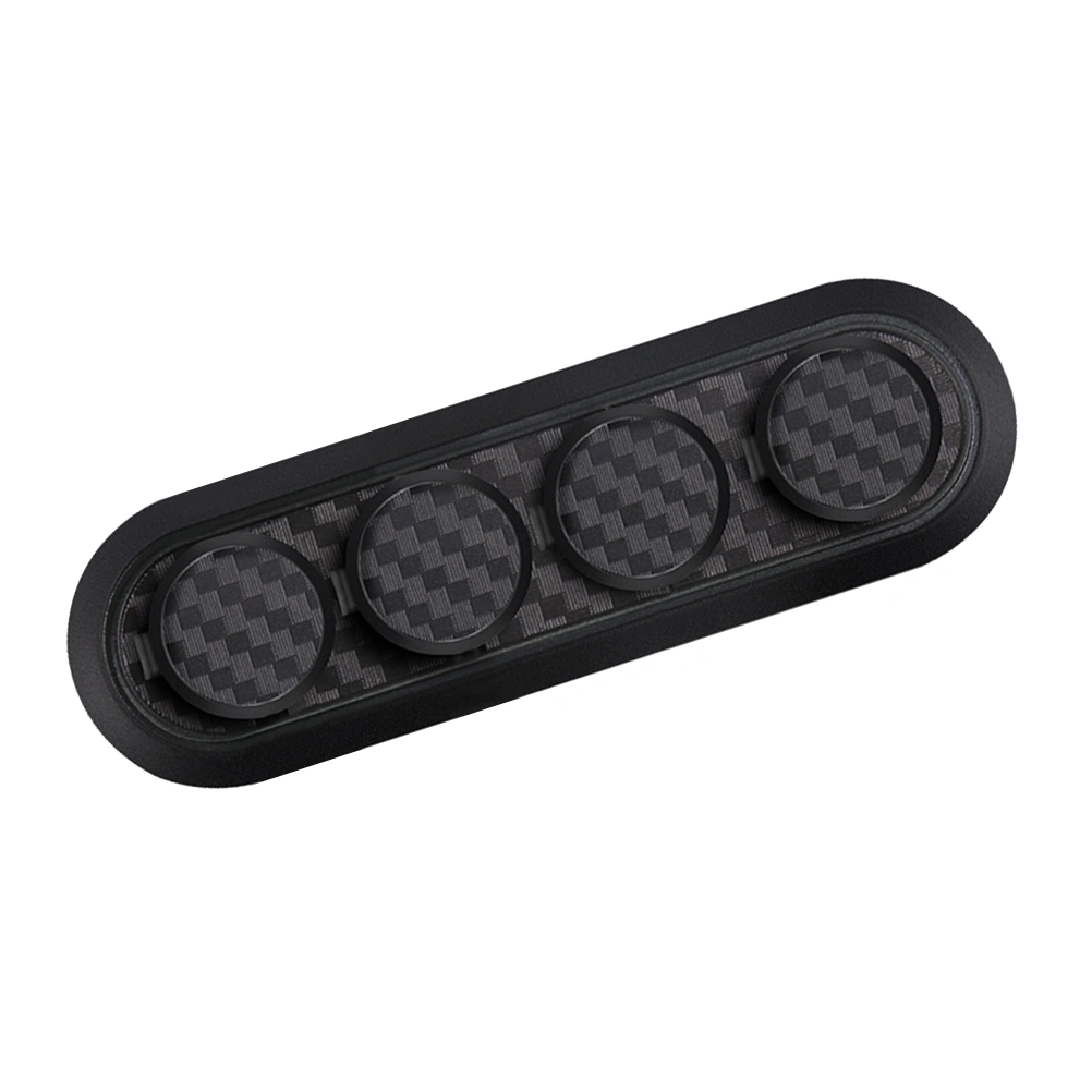 Carbon Fiber Texture Magnetic Cable Organizer Clip Wire Management USB Cables Holder