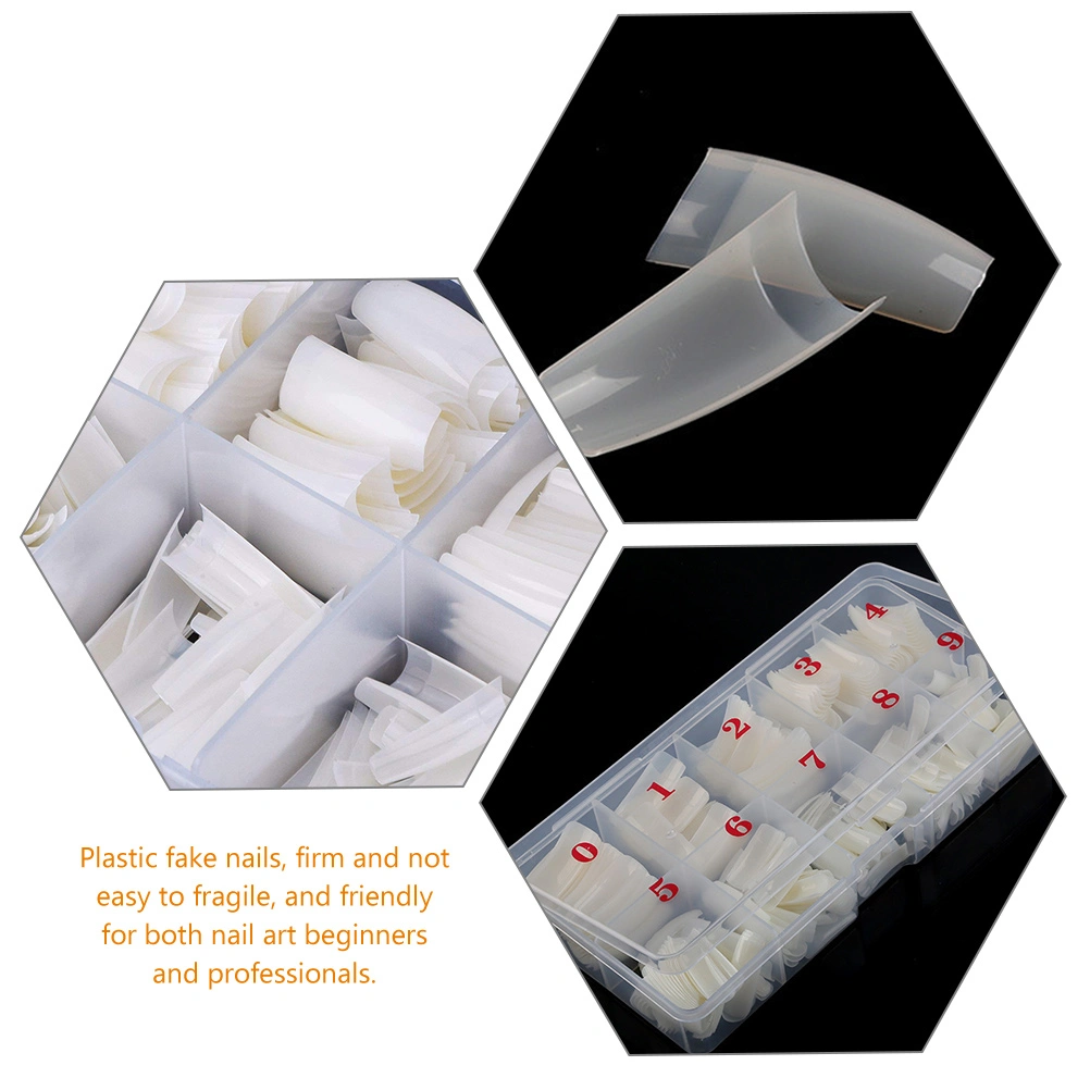 500pcs Nail Tips Press On Nails French Nail Tips Fake Nails DIY Nail Art Supplies