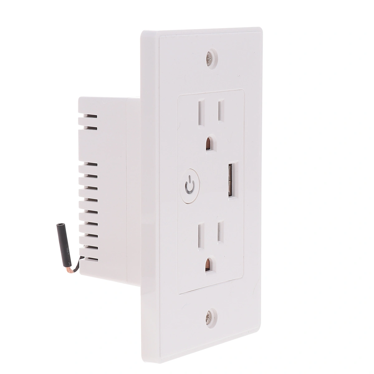 Wireless Control Socket Smart Remote Switch Socket USB Wall Smart Socket Convenient Socket for Home Office (US Plug)