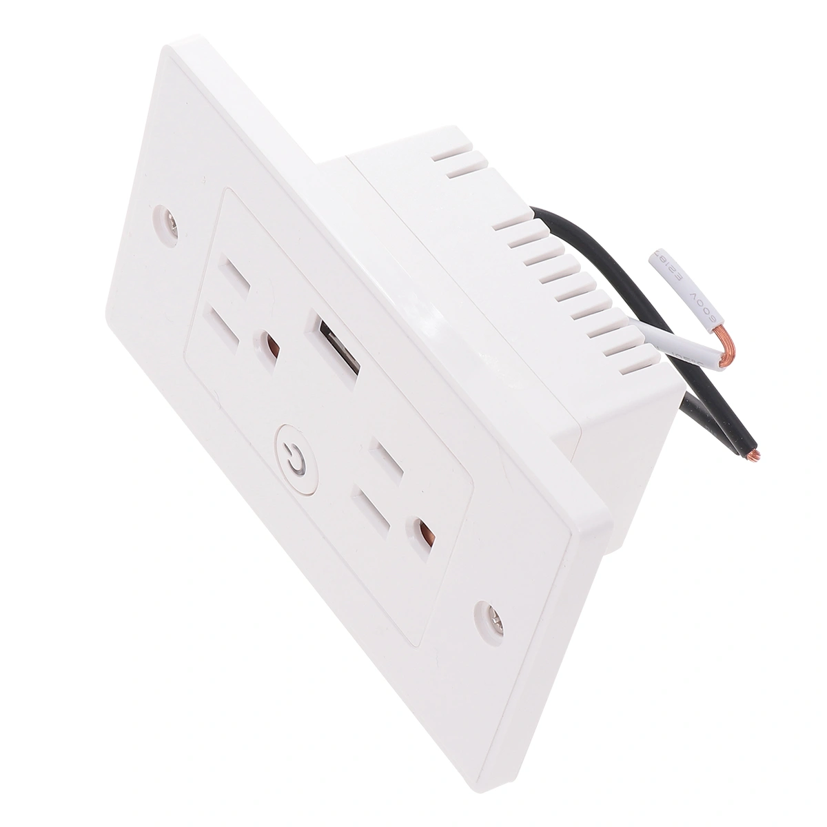 Wireless Control Socket Smart Remote Switch Socket USB Wall Smart Socket Convenient Socket for Home Office (US Plug)