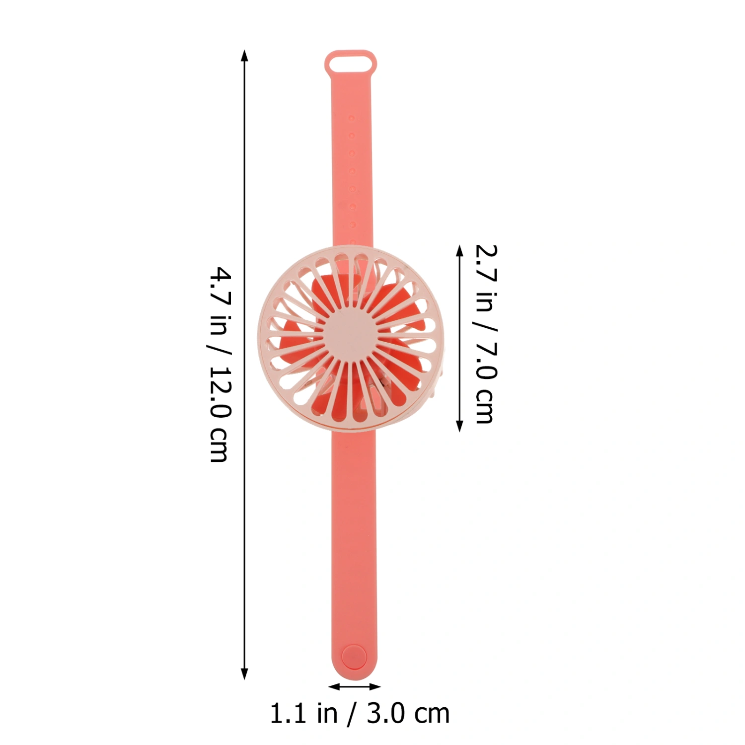 1pc Practical Watch Fan Portable Mini Fan USB Charging Cooling Fan for Kids