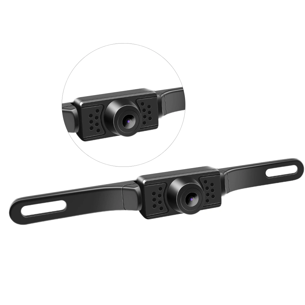 Car Reversing Camera Infrared Night Vision Waterproof 12v Universal Automobile High-definition Camera (Black)