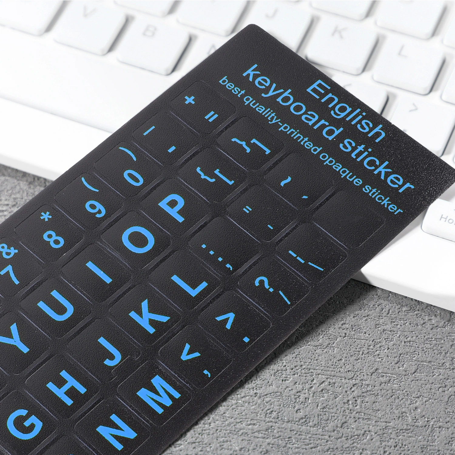 6pcs Keyboard Sticker Replacement Keyboard Language Sticker For Laptop Computer