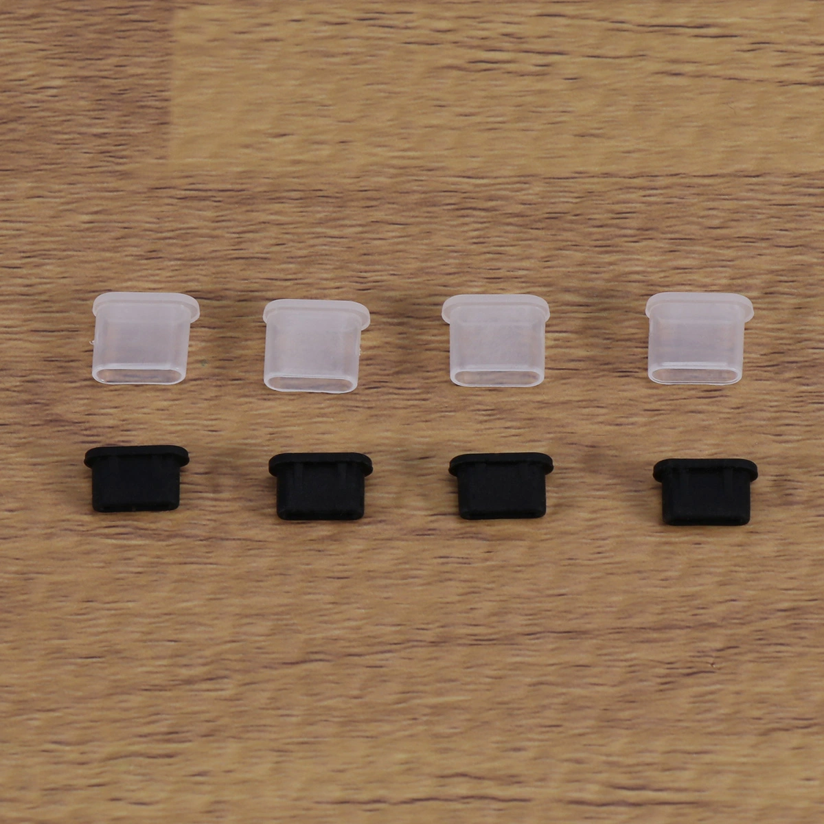 10 Pairs USB Type C Female and Male Anti Dust Protective Cover Stopper Protector Plugs (Black)
