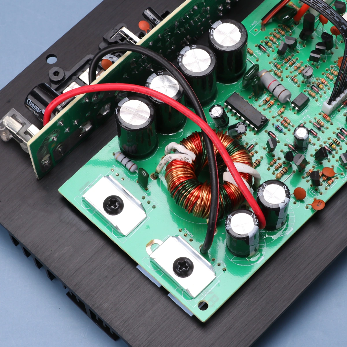 Audio Power Amplifier Mainboard Car Subwoofer Audio Power Amplifier Mainboard High-Power Car Audio Power Amplifier Mainboard (1000W 10inch, 12V)