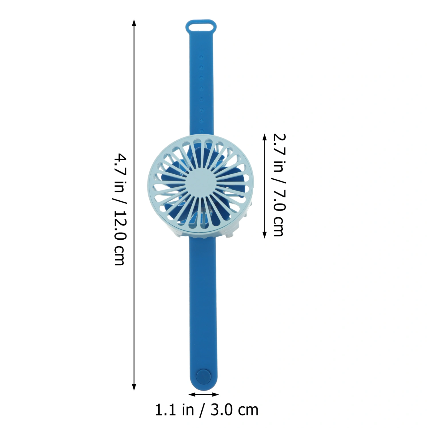 1pc Practical Watch Fan Portable Mini Fan USB Charging Cooling Fan for Kids