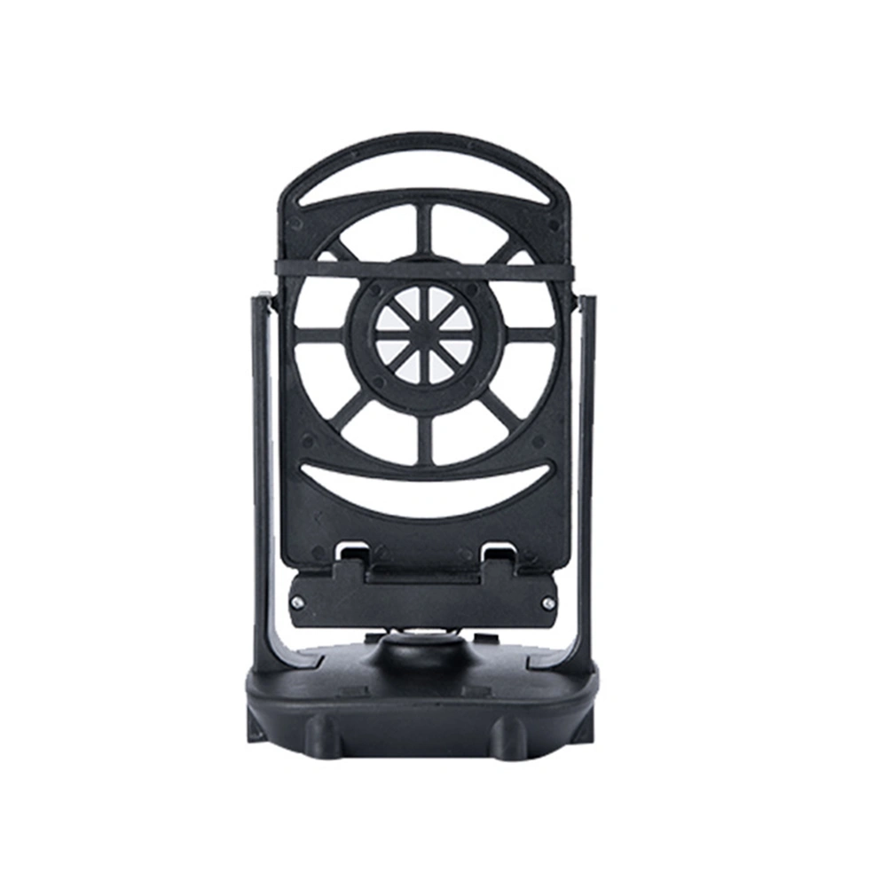 Brush Stepper Dual Mobile Phone Mute Stepper Bearing Pedometer Shake Phone Wiggler Device Rocker Phone Base Bracket Support (Black)