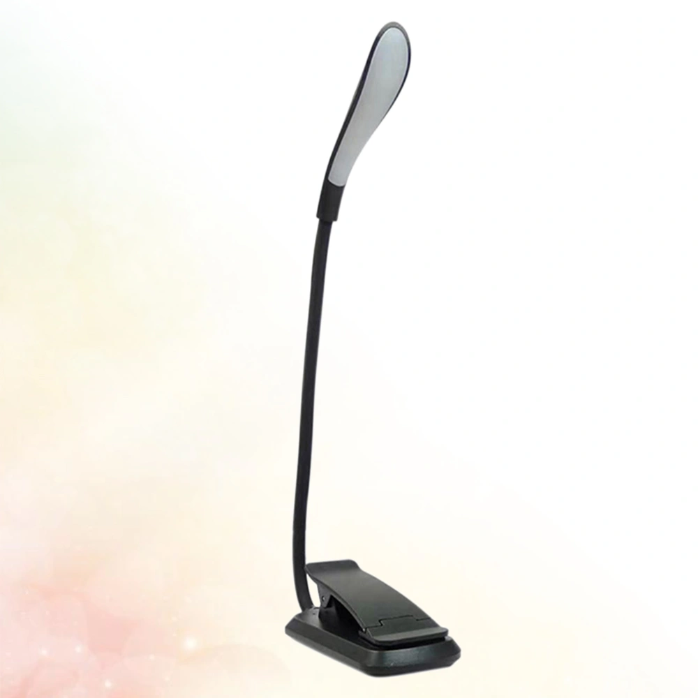 USB Reading Light Eye-care Book Light Flexible Clip Reading Lamp in Bed and Portable Travel Reading Light (Black)