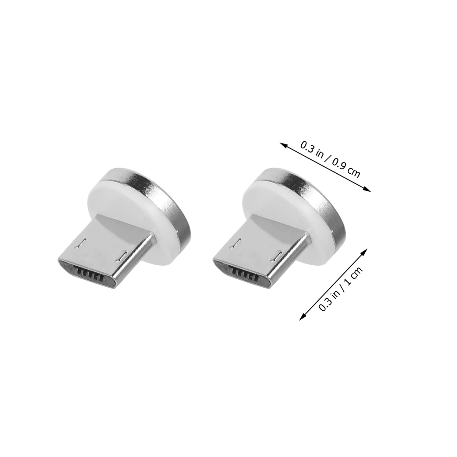 2pcs Magnetic Phone Charging Cable Adapters Charging Cable Connector Heads