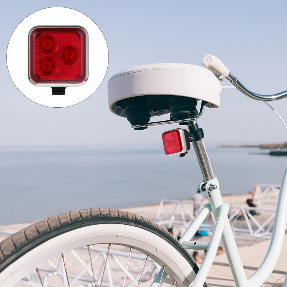 1 Set Bike Tail Light Safety Warning Light USB Charging Bike Light Cycling Light