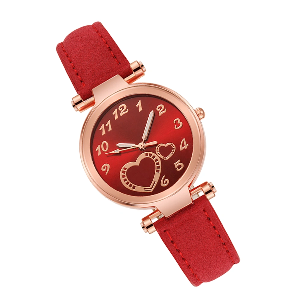 1pc Wrist Watch Elegant Heart Decorative Watch Wrist Decorative Bracelets Watch