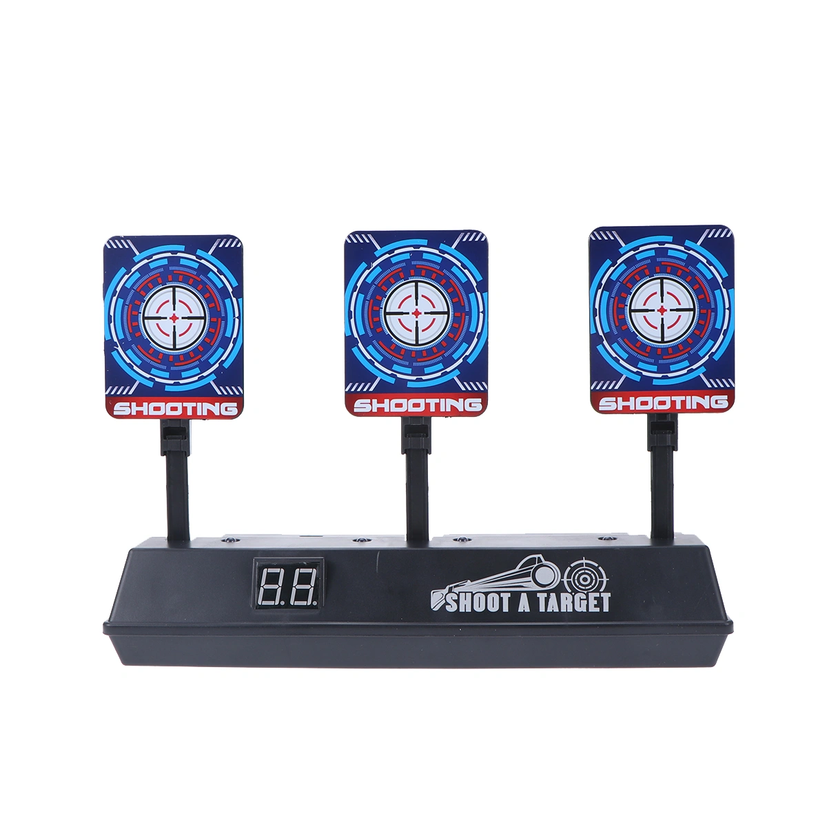 Auto Reset Electric Target High Precision Electronic Scoring Target for Shooting Game without Battery