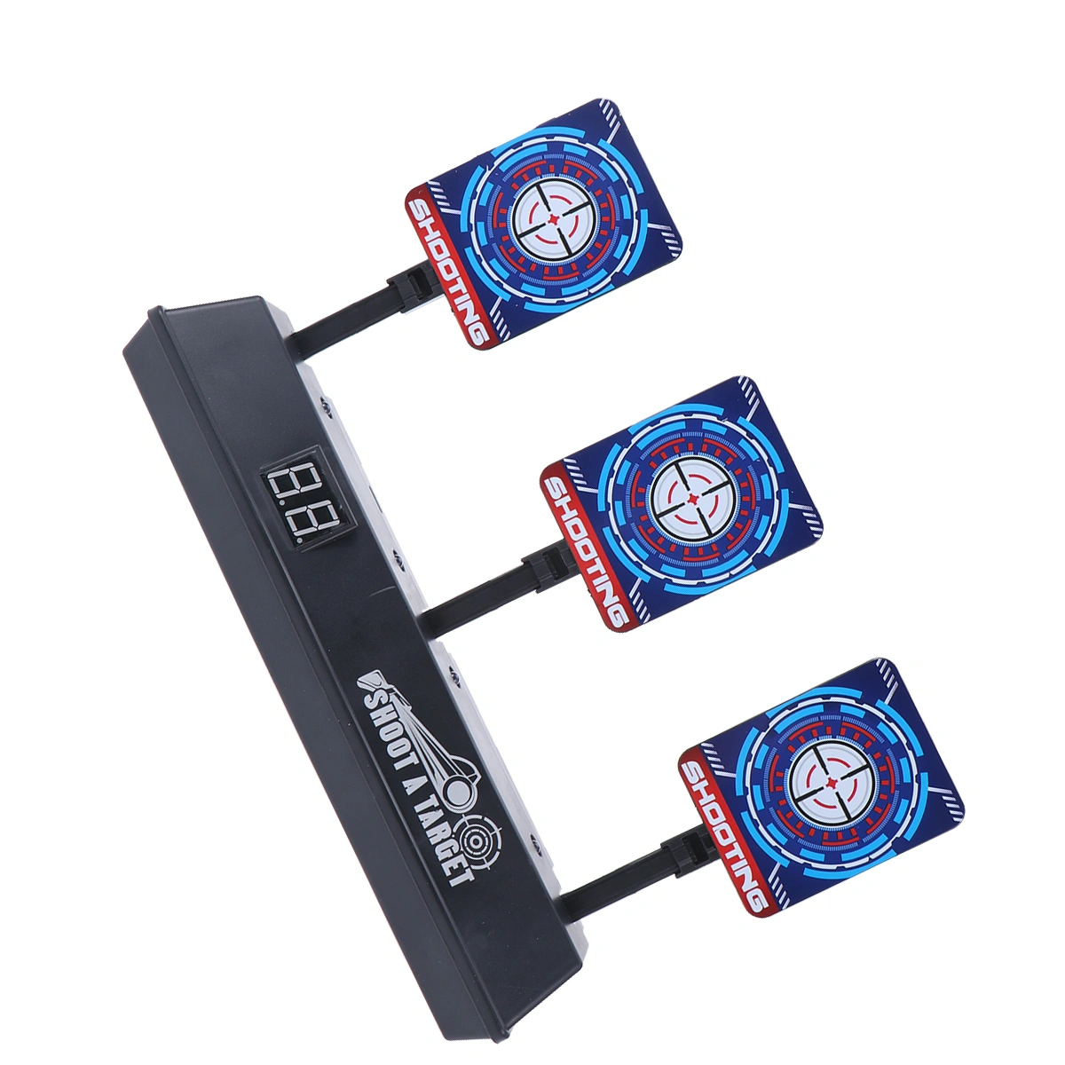 Auto Reset Electric Target High Precision Electronic Scoring Target for Shooting Game without Battery